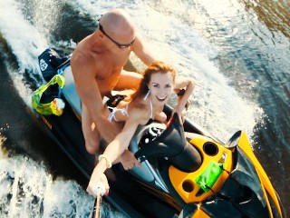 Public Ass to Throat Ride on the Jet Ski