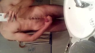 My first video! Young man solo moaning and cumming.