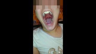 Girl With A Big Mouth And A Long Tongue Pt2
