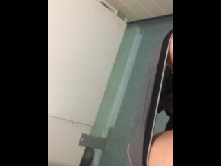 Quick wank at work nearly got busted !!