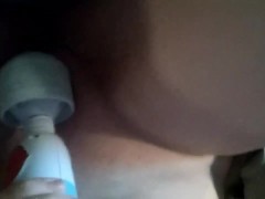 Plaing with her magic wand