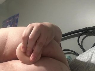 18 Y/o_Fucks Her Tight Ass & Vibes Clit