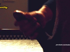 Cumload handjob! The desire comes at night!!!
