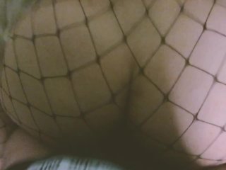 Boyfriend Couldnt Resist Me and My Big Jiggly Ass_in Fishnet Stockings!