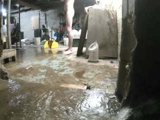 A Pornhub First, Flooding Basement Porn