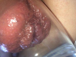 Close up Anal Pumping Session