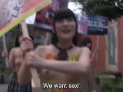 Preview 2 of Schoolgirls take charge in the future of Japan Subtitles