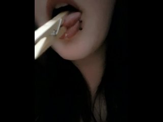 tongue, solo female, fetish, verified amateurs