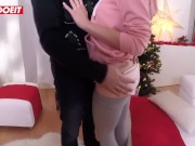 Preview 3 of Christmas Czech swingers seduce and fuck the photographer