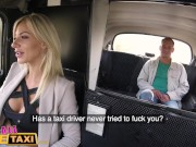 Preview 4 of Female Fake Taxi Blonde beauty fucks her passenger