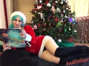 Preview 1 of Candy cane DP - full vid at BADLITTLEGRRL.COM