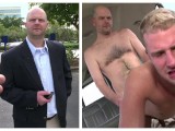 BAIT BUS - Middle Aged Salaryman Thomas Hoffman Cheats On His Girlfriend