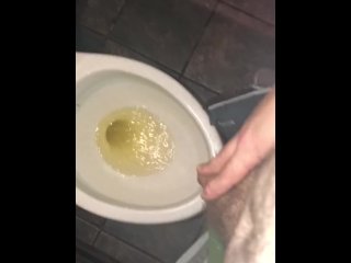 Bear Pissing in public