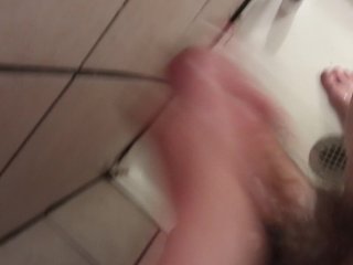 Skinny Scene boy masterbating in the shower *Big Dick Little Body*