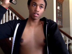 Tranny chugs soda and burps