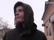 Preview 6 of Czech Hunter 386 -  Curious Dude Picked Up From The Street To Get Fucked