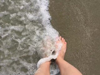 foot fetish, beach, verified amateurs, solo female