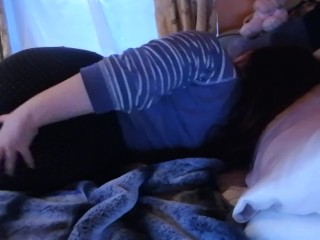 Bed Day with Cute BBW - Cumming Hard twice