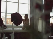 Preview 2 of Sexy russian amateur babes teasing in HD softcore erotica video