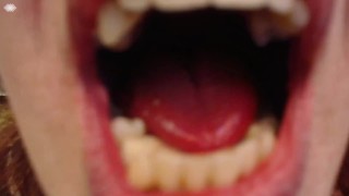 V200舌歯と唇フェチリクエスト