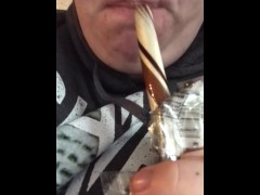 CANDY CANE SUCKING ASMR