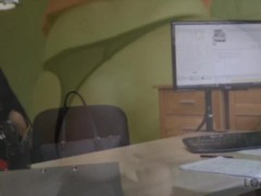 LOAN4K. Tricky loan agent is ready to help chick for sex services