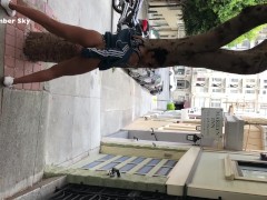AMBER SKY SHOVES A DILDO UP HER PUSSY WITH A BUTT PLUG IN HER ASS-SAN FRAN