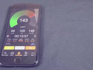 Vibrator torture handcuff bondage_till she cum measure_pulse orgasm