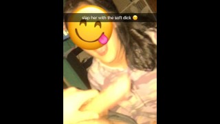 Snapchat Dick Slapped On Tongue