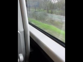 quick stroke of my small erect cock in public
