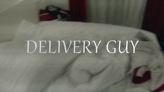 Naked Lil Tweet orders delivery before having hot anal in a hotel shower