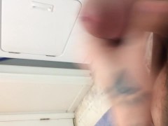 Was at my cousin house horny so I went to restroom sorry for bad recording