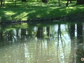 Petite teen blonde takes old man cock in her wet pussy then gives blowjob screenshot number 1