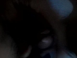 Very big dick is masturbated by my friend