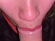 Preview 6 of 5 min blowjob challenge,make him cum,or I suck for free.who win?