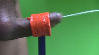 Having A Big Cumshot While Playing With My Homemade Toy