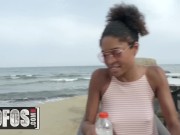 Preview 1 of MOFOS - Ebony tourist takes some local dick for money