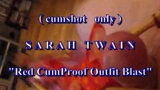 B.B.B.preview: Sarah Twain "Red CumProof Outfit Blast" con slowmo (corrida)