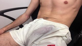 Guy Moans Loudly Cum Has No Hands In His Pants