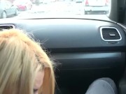 Preview 3 of For my job I stopped my car and sucked dick of the new director, CUM MOUTH