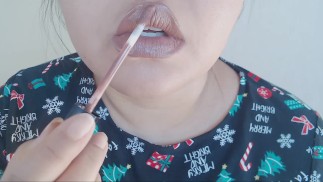 Lipstick Application (Lip Fetish)