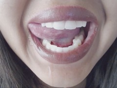 ASMR Soft Moans, Wet Mouth
