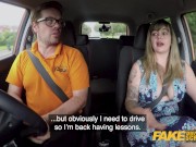 Preview 3 of Fake Driving School Massive British boobs one last lesson