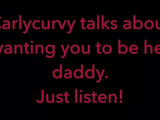 Carlycurvy Praat Erover Dat Je Haar Vader Bent. Luister Gewoon Video!