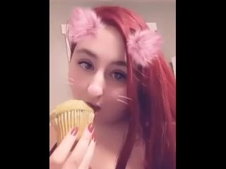 Sexy Eating with Snapchat Food Porn