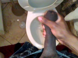 Hard stroke before relieving myself