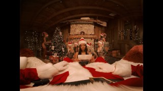 VRBangers.com-Abella Danger And Her 7 Sexy Elves Christmas Orgy VR Porn