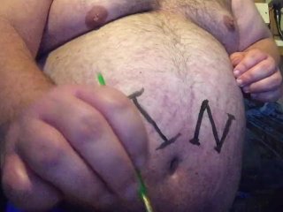 belly, solo male, kink, exclusive