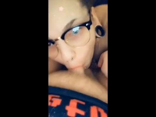 POV Snapchat Slut Gets Her Fat_Titties CoveredIn Cum!