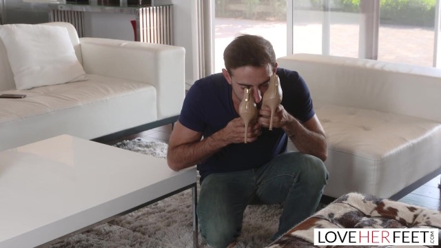 LoveHerFeet - Stepson Caught Jerking off Leads to Hot Foot Sex